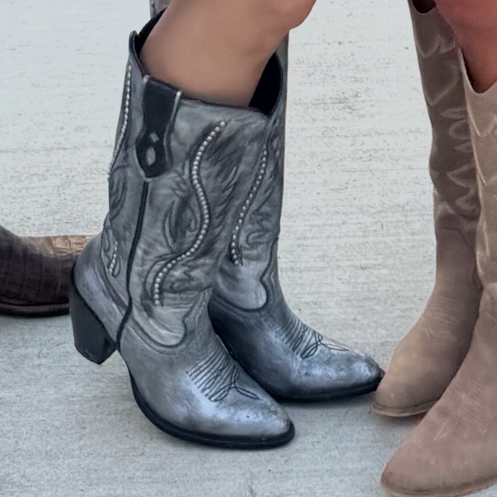 Women's Western Gray Boots